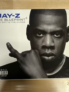Source Unknown Jay-Z The Blueprint² CD Cover - Black & White
